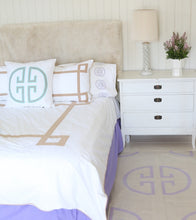 Load image into Gallery viewer, Sea Green Embroidered Monogram Pillowcase