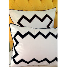 Load image into Gallery viewer, Black Bang Bang Euro Sham