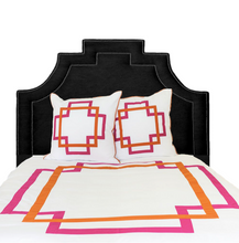 Load image into Gallery viewer, Hot Pink and Orange Takes Two Duvet Cover