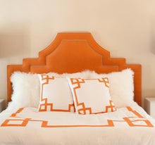 Load image into Gallery viewer, Orange Key Euro Sham
