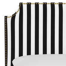 Load image into Gallery viewer, Cabana Upholstered Headboard - Black and White