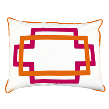 Load image into Gallery viewer, Hot Pink and Orange Takes Two Standard Sham