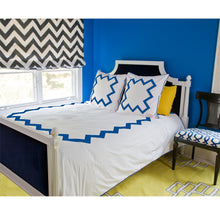 Load image into Gallery viewer, Cobalt Bang Bang Duvet Cover