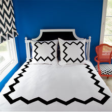 Load image into Gallery viewer, Black Bang Bang Euro Sham