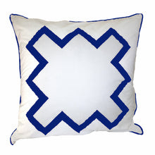 Load image into Gallery viewer, Cobalt Blue Bang Bang Euro Sham