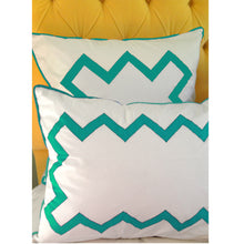 Load image into Gallery viewer, Turquoise Bang Bang Standard Sham