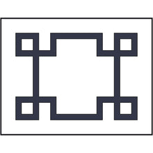 Load image into Gallery viewer, Navy Key Standard Sham
