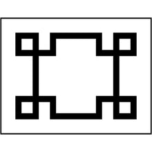 Load image into Gallery viewer, Black Key Standard Sham