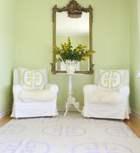 Load image into Gallery viewer, Lavender Monogram Rug