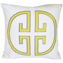 Load image into Gallery viewer, Sunshine Monogram Embroidered Pillowcase