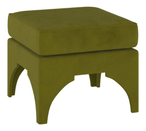 Archie Ottoman - Fern Velvet