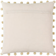 Load image into Gallery viewer, Cream Pom Pom Pillow