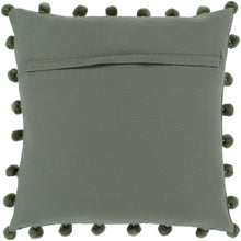 Load image into Gallery viewer, Olive Pom Pom Pillow