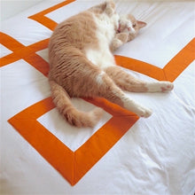 Load image into Gallery viewer, Orange Key Duvet Cover