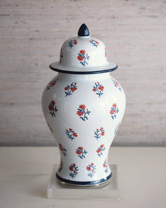 Floral Temple Jar