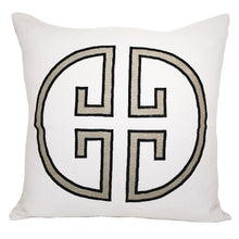 Load image into Gallery viewer, Asphalt Monogram Embroidered Pillowcase