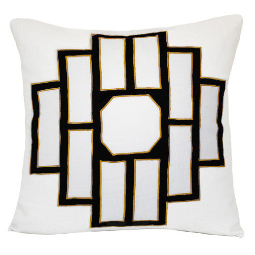 Asphalt Mark Embroidered Pillowcase