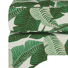 Load image into Gallery viewer, Banana Leaf Ottoman