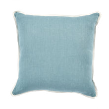 Load image into Gallery viewer, Linen Edge Pillow - Denim