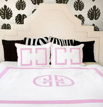 Load image into Gallery viewer, Powder Pink Deco Duvet Cover