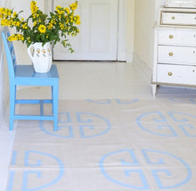 Load image into Gallery viewer, Soft Sky Monogram Rug