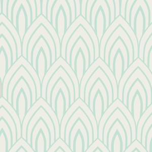 Mint Arches Wallpaper