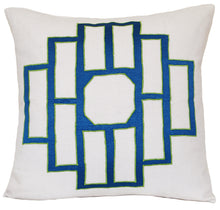 Load image into Gallery viewer, Azure Blue Mark Embroidered Pillowcase
