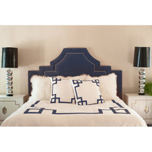 Load image into Gallery viewer, Navy Key Duvet Cover