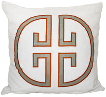 Load image into Gallery viewer, Papaya Monogram Embroidered Pillowcase